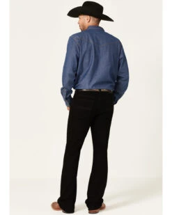 Cody James Men's Night Rider Black Wash Stretch Slim Bootcut Jeans -Western Desert Shop 2000364871 001 P3