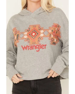 Wrangler Retro Women's Southwestern Print Cropped Hoodie -Western Desert Shop 2000365325 070 P3