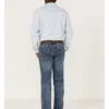 Rock & Roll Denim Men's Hooey Revolver Medium Wash Reflex Stretch Slim Straight Jeans -Western Desert Shop 2000367639 203 P1