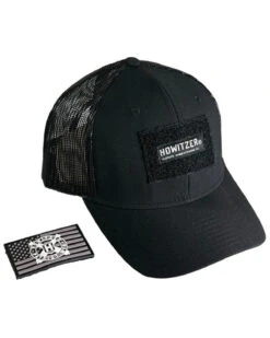 Howitzer Men's Circle Logo Flag Patch Mesh Back Trucker Cap -Western Desert Shop 2000367706 001 P4