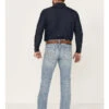Rock & Roll Denim Men's Revolver Vintage Light Wash Stretch Slim Straight Jeans -Western Desert Shop 2000368872 412 P1