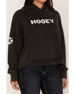 Hooey Women's Logo Graphic Boxy Hoodie -Western Desert Shop 2000369086 001 P3