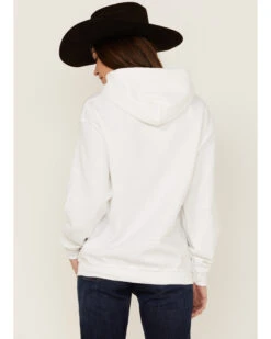 Goodie Two Sleeves Women's You Had Me At Howdy White Graphic Hoodie -Western Desert Shop 2000371376 100 P3