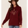 Ariat Women's R.E.A.L. Southwestern Beartooth Logo Graphic Hoodie -Western Desert Shop 2000371901 600 P1