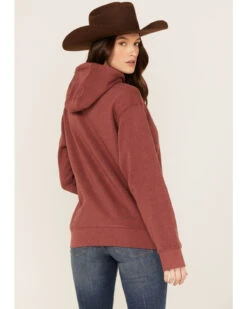 Ariat Women's R.E.A.L. USA Chest Logo Hoodie -Western Desert Shop 2000371929 600 P4