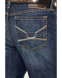 Ariat Men's M2 Prescott Kerwin Dark Wash Relaxed Stackable Bootcut Jeans -Western Desert Shop 2000371947 400 P3