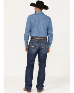 Ariat Men's M2 Prescott Kerwin Dark Wash Relaxed Stackable Bootcut Jeans -Western Desert Shop 2000371947 400 P4