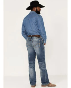 Ariat Men's M2 Dakota Wilson Medium Wash Stretch Relaxed Stackable Bootcut Jeans -Western Desert Shop 2000371949 400 P3