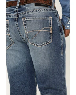 Ariat Men's M2 Dakota Wilson Medium Wash Stretch Relaxed Stackable Bootcut Jeans -Western Desert Shop 2000371949 400 P4