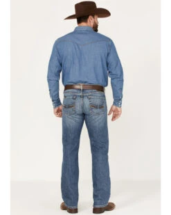 Ariat Men's M7 Branson Merrick Medium Wash Slim Straight Jeans -Western Desert Shop 2000371957 400 P3