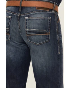 Ariat Men's Big Sur 3D Garby Dark Wash Relaxed Bootcut Jeans -Western Desert Shop 2000371978 400 P4
