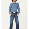 Cinch Men's Grant Medium Wash Relaxed Bootcut Performance Jeans -Western Desert Shop 2000373442 402 P1
