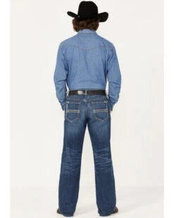 Cinch Men's Grant Medium Wash Relaxed Bootcut Performance Jeans -Western Desert Shop 2000373442 402 P3