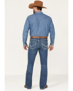 Cinch Men's Ian Medium Wash Slim Bootcut Performance Jeans -Western Desert Shop 2000373497 402 P3