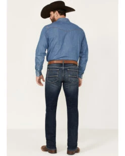 Ariat Men's M7 Drake Toro Dark Wash Slim Straight Jeans -Western Desert Shop 2000373702 400 P3