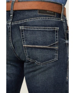 Ariat Men's M7 Drake Toro Dark Wash Slim Straight Jeans -Western Desert Shop 2000373702 400 P4