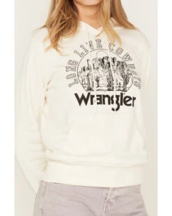 Wrangler Women's Long Live Cowboys Desert Graphic Hoodie -Western Desert Shop 2000374071 103 P3
