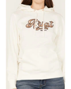 Ariat Women's Metallic Embroidered Logo Hoodie -Western Desert Shop 2000374279 100 P3