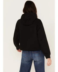 Wrangler Retro Women's Bold Logo Cropped Hoodie -Western Desert Shop 2000374538 001 P4