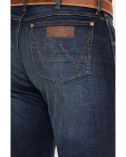 Wrangler Retro Men's 88MWZ Stone Dark Wash Slim Straight Stretch Denim Jeans -Western Desert Shop 2000374568 416 P4