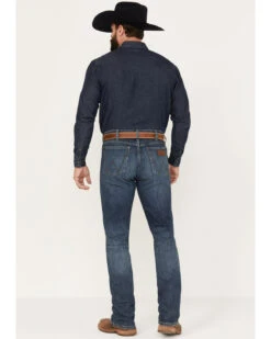 Wrangler Retro Men's 88MWP Enerjean Dark Wash Slim Straight Stretch Denim Jeans -Western Desert Shop 2000374573 416 P3