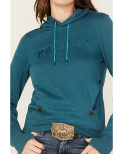 RANK 45 Women's Logo Fleece Hoodie -Western Desert Shop 2000374959 441 P3