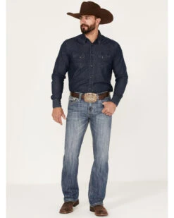 Rock & Roll Denim Men's Pistol Medium Vintage Wash Straight Jeans -Western Desert Shop 2000375481 414 P3