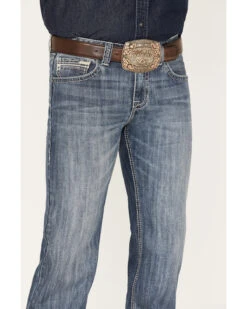 Rock & Roll Denim Men's Pistol Medium Vintage Wash Straight Jeans -Western Desert Shop 2000375481 414 P4