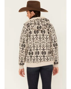 Ariat Women's R.E.A.L. Southwestern Print Sherpa-Lined Zip Hoodie -Western Desert Shop 2000377705 944 P4