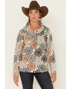 Kavu Women's Bella Coola Lunar Dreams Polar Fleece Sweatshirt -Western Desert Shop 2000378070 900 P5