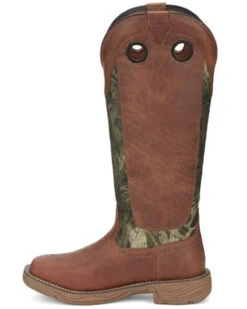 Justin Men's Rush Strike Camo Shaft Leather Pull On Snake Boots - Square Toe -Western Desert Shop 2000378668 340 P3