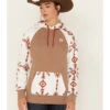 Hooey Women's Southwestern Print Contrast Hoodie -Western Desert Shop 2000378786 110 P1