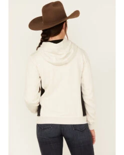 RANK 45 Women's Logo Embroidered Graphic Contrast Hoodie -Western Desert Shop 2000380751 104 P4