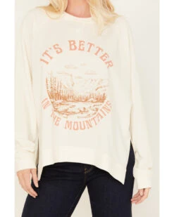 Cleo + Wolf Women's Rockies Graphic Sweatshirt -Western Desert Shop 2000380769 681 P3