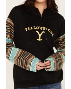 Changes Women's Serape Striped Yellowstone Hoodie -Western Desert Shop 2000382609 442 P3