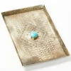 J. Alexander Medium Stamped Tray With Turquoise -Western Desert Shop 2000384030 040 P1