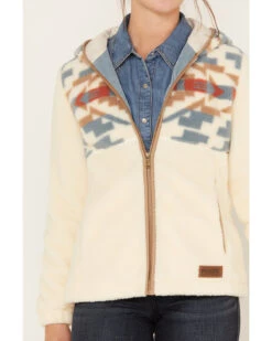 Pendleton Women's Berber Hoodie -Western Desert Shop 2000384821 101 P3