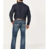 Rock & Roll Denim Men's Pistol Medium Vintage Wash Bootcut Reflex Denim Jeans -Western Desert Shop 2000386203 414 P1