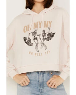 Cleo + Wolf Women's Oh My My Cropped Hoodie 8 Cleo + Wolf Women's Oh My My Cropped Hoodie -Western Desert Shop 2000386287 661 P3