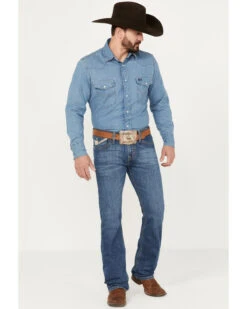 Cinch Men's Ian Medium Stonewash Slim Boot Performance Stretch Denim Jeans