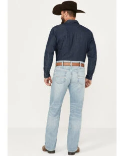 Cinch Men's White Label Light Wash Relaxed Straight Stretch Performance Denim Jeans -Western Desert Shop 2000386397 402 P3