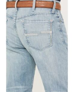 Cinch Men's White Label Light Wash Relaxed Straight Stretch Performance Denim Jeans -Western Desert Shop 2000386397 402 P4