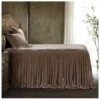HiEnd Accents Dusty Rose Stella Faux Silk & Velvet Queen 3-Piece Bedspread Set -Western Desert Shop 2000388486 662 P1