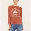 Changes Women's Bucking Horse Yellowstone Crew Neck Sweatshirt -Western Desert Shop 2000393498 220 P1