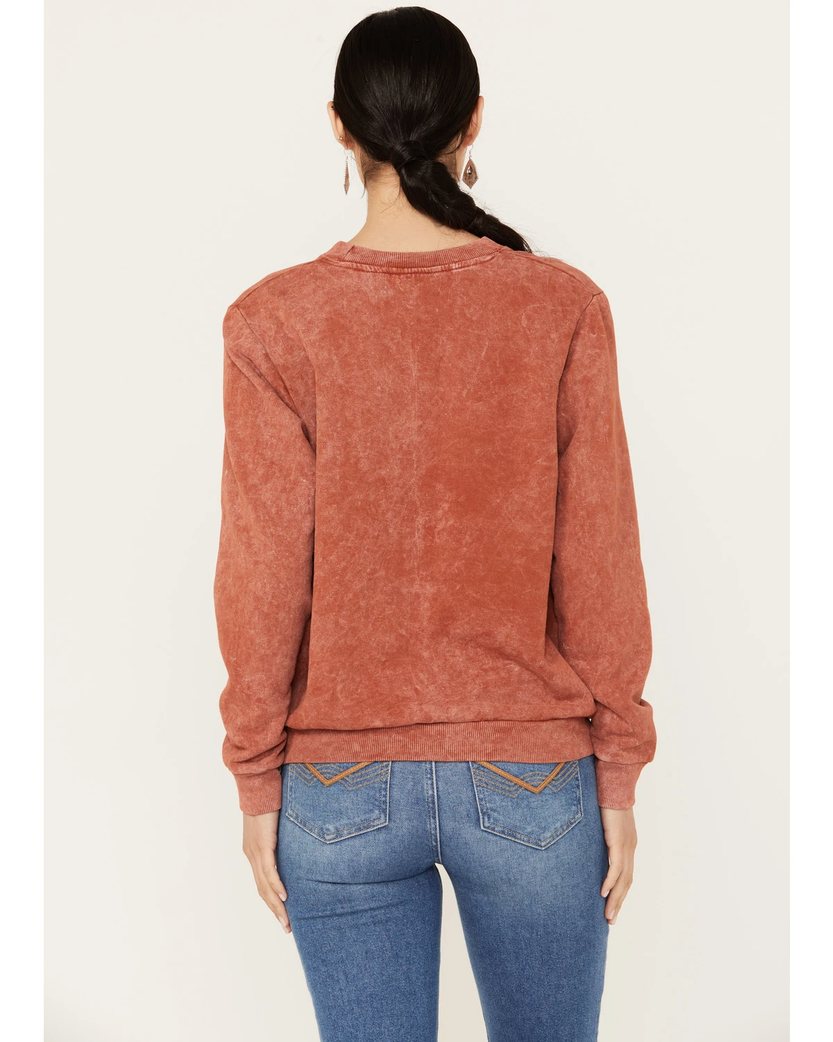 Changes Women's Bucking Horse Yellowstone Crew Neck Sweatshirt 6 Changes Women's Bucking Horse Yellowstone Crew Neck Sweatshirt - Image 4