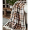 Carstens Home Plaid Plush Sherpa Throw -Western Desert Shop 2000394028 020 P1