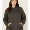 Carhartt Women's Relaxed Fit Midweight Logo Hooded Work Sweatshirt - Plus -Western Desert Shop 2000394091 001 P1