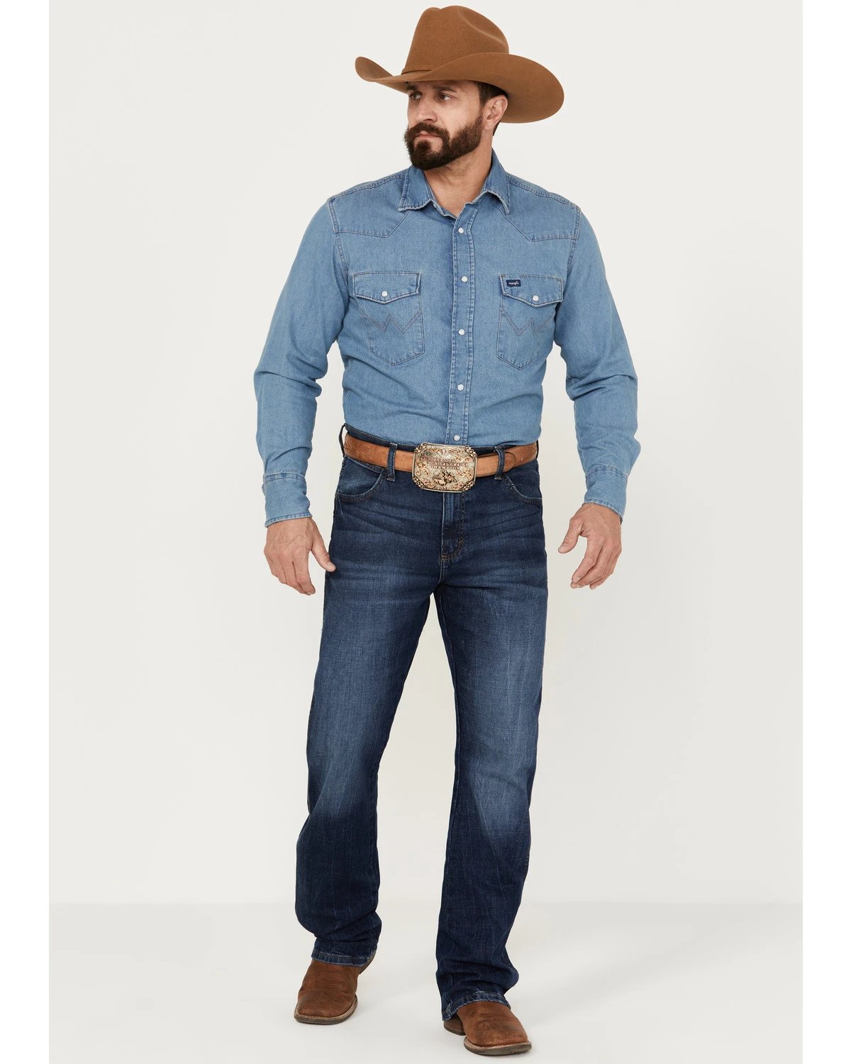 Wrangler Retro Men's Elmont Medium Wash Relaxed Bootcut Stretch Jeans 3 Wrangler Retro Men's Elmont Medium Wash Relaxed Bootcut Stretch Jeans