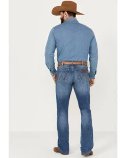 Wrangler Retro Men's Fresian Light Wash Slim Bootcut Stretch Jeans -Western Desert Shop 2000394533 412 P3