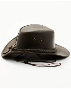Bullhide Kids' Cedar Grove Leather Outback Hat -Western Desert Shop 282B40 7010 P3